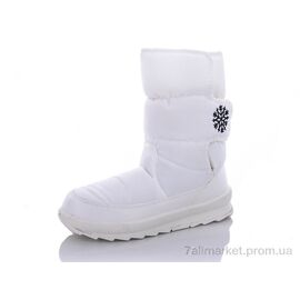 Дутики жіночі утеплені Зима 112-8 біл.сніж.б/п (8 пар р.37-41) "Selena" недорого оптом від прямого постачальника