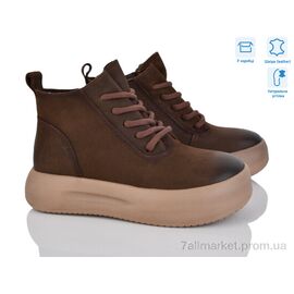 Черевики жіночі стильні Весна/осінь 86682 brown (6 пар р.36-40) "S.Sofi.S" недорого оптом від прямого постачальника