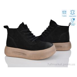 Черевики жіночі стильні Весна/осінь 86682 black (6 пар р.36-40) "S.Sofi.S" недорого оптом від прямого постачальника