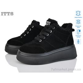 Черевики жіночі стильні Зима DD7572-1 (6 пар р.36-40) "ITTS" недорого оптом від прямого постачальника