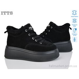 Черевики жіночі стильні Зима DD7570-1 (6 пар р.36-40) "ITTS" недорого оптом від прямого постачальника