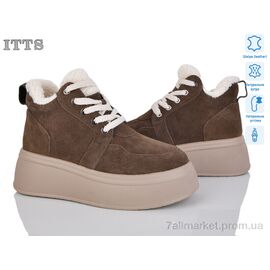 Черевики жіночі стильні Зима DD7576-35 (6 пар р.36-40) "ITTS" недорого оптом від прямого постачальника