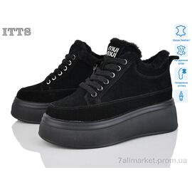 Фотография Ботинки женские стильные зима DD7578-1 (6 пар р.36-40) "ITTS" недорого оптом от прямого поставщика