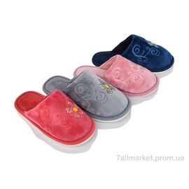 Тапки жіночі для будинку Весна/осінь L752 mix (12 пар р.36-41) "Soylu" недорого оптом від прямого постачальника