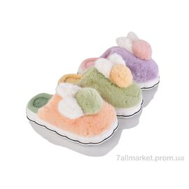 Фотография Тапки женские для дома зима 8119 mix (12 пар р.36-41) "SANLIN 2" недорого оптом от прямого поставщика