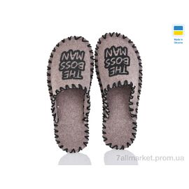 Тапки чоловічі домашні Весна/осінь 354M беж (9 пар р.40-45) "Active" недорого оптом від прямого постачальника