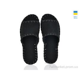 Тапки чоловічі домашні Весна/осінь 322M чорний (9 пар р.40-45) "Active" недорого оптом від прямого постачальника