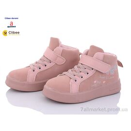 Черевики дитячі зручні Весна/осінь TQ802 pink (6 пар р.26-31) "Clibee-Doremi" недорого оптом від прямого постачальника