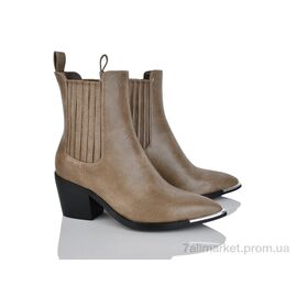 Фотография Ботинки женские стильные Весна/осень T223-26E (6 пар р.36-40) "Lino Marano" недорого оптом от прямого поставщика