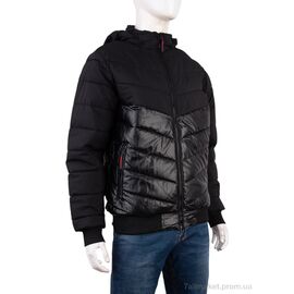 Фотография Куртка мужская Весна/осень 4202-2239-1 black (5 шт. р.сетка 48-56) "Мир" недорого оптом от прямого поставщика