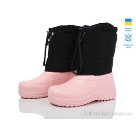 Фотография Дутики детские утепленные зима ARM1020 black-pink (6 пар р.28-34) "Weestep-Ukraine" недорого оптом от прямого поставщика