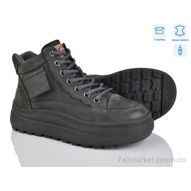 Фотография Ботинки женские стильные Весна/осень J2001-2 grey (8 пар р.36-40) "S.Sofi.S" недорого оптом от прямого поставщика