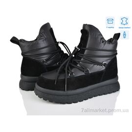 Фотография Ботинки женские стильные зима 593-2-200 (6 пар р.36-41) "Leguzaza" недорого оптом от прямого поставщика