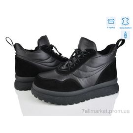 Фотография Ботинки женские стильные зима 5937-1-200 (6 пар р.36-41) "Leguzaza" недорого оптом от прямого поставщика