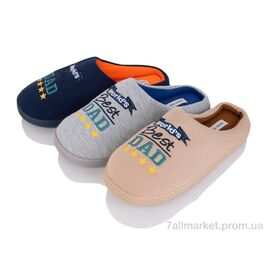 Тапки чоловічі домашні Весна/осінь 10191 mix (12 пар р.40-45) "Deshman" недорого оптом від прямого постачальника