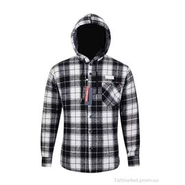 Чоловіча сорочка Зима W2512 black (5 шт. р.сіткаXL-5XL) "Verton" недорого оптом від прямого постачальника