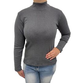 Фотография Гольф женский 3126 d.grey байка р.S-3XL "Алия" недорого оптом от прямого поставщика