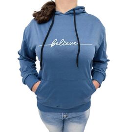 Фотография Худи женское 3131 blue р.48-54 "Алия" недорого оптом от прямого поставщика