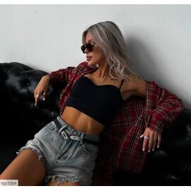 Жіноча футболка Топ р.S-M;M-L (2кол.) "ANNVER" купити недорого від прямого постачальника