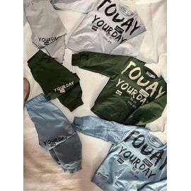 Фотография Костюм детский спортивный на мальчика ZA1002 l.blue р.3-12 "Zayka" недорого оптом от прямого поставщика