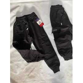 Штани дитячі спортивні на хлопчика ZA1053 black р.9-12 "Zayka" недорого оптом від прямого постачальника