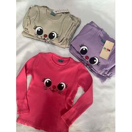 Светер Дитячий на дівчинку ZA1059 lilac р.3-7 "Zayka" недорого оптом від прямого постачальника