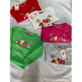 Фотография Свитер детский на девочку ZA1216 grey р.86-104 "Zayka" недорого оптом от прямого поставщика