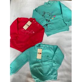 Фотография Свитер детский на девочку ZA1237 red р.86-104 "Zayka" недорого оптом от прямого поставщика