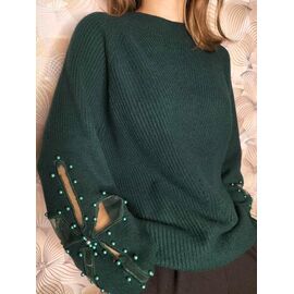 Светр жіночий 5113 green р.42-48 "Kosta" недорого оптом від прямого постачальника