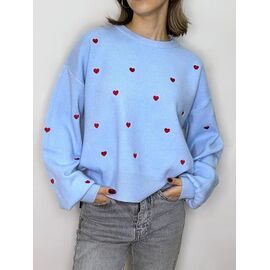 Светр жіночий 76198 l.blue р.42-46 "Kosta" недорого оптом від прямого постачальника