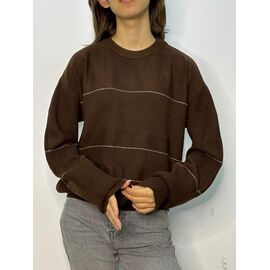 Светр жіночий 76629 brown р.42-48 "Kosta" недорого оптом від прямого постачальника