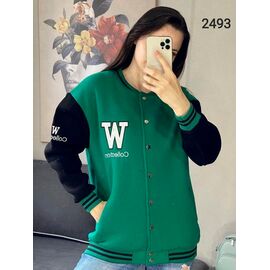 Куртка жіноча демісезонна 2493 green р.42-48 "FSN" недорого оптом від прямого постачальника