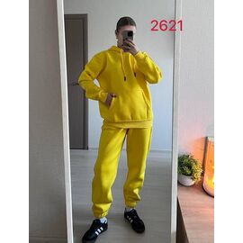 Фотография Костюм спортивный женский 2621 yellow р.46-52 "FSN" недорого оптом от прямого поставщика