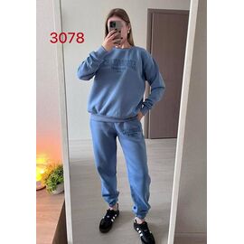 Фотография Костюм спортивный женский 3078 l.blue р.42-48 "FSN" недорого оптом от прямого поставщика