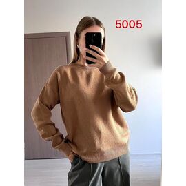 Фотография Свитер женский 5005 l.brown р.46-50 "FSN" недорого оптом от прямого поставщика