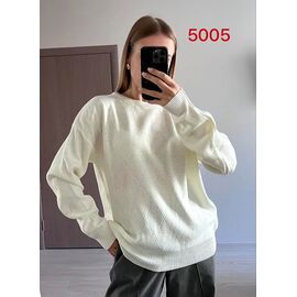 Фотография Свитер женский 5005 white р.46-50 "FSN" недорого оптом от прямого поставщика