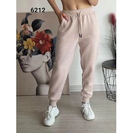 Фотография Штаны спортивные женские тёплые 6212 l.beige р.48-54 "FSN" недорого оптом от прямого поставщика