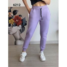 Фотография Штаны спортивные женские тёплые 6212 lilac р.48-54 "FSN" недорого оптом от прямого поставщика