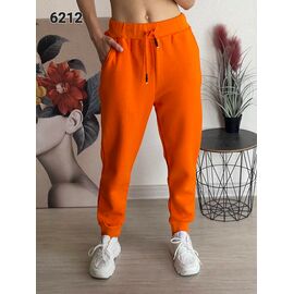 Штани спортивні жіночі теплі 6212 orange р.48-54 "FSN" недорого оптом від прямого постачальника