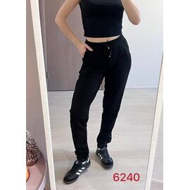 Штани спортивні жіночі 6240 black р.42-48 "FSN" недорого оптом від прямого постачальника