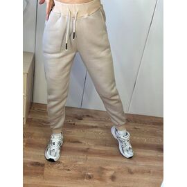 Фотография Штаны спортивные женские тёплые 7434 l.beige р.42-48 "FSN" недорого оптом от прямого поставщика