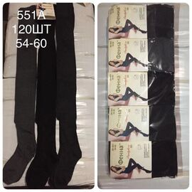 Колготи жіночі теплі 551A mix батал р.54-60 "Алия" недорого оптом від прямого постачальника