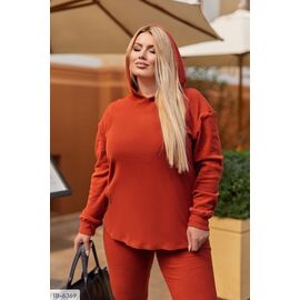 Фотография Костюм женский большие размеры с лосинами р.50-52;54-56;58-60;62-64 (6цв) "LETTI" купить недорого от прямого поставщика