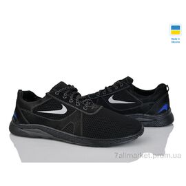 Фотография Кроссовки мужские модные Весна/осень Yulius 83K чорний (8 пар р.40-45) "Kindzer" недорого оптом от прямого поставщика