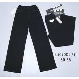 Фотография Джинсы женские 5070 black р.30-36 "Vindassion" недорого оптом от прямого поставщика