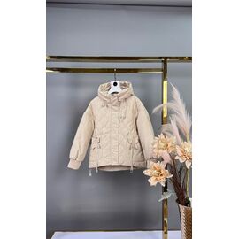 Фотография Куртка детская демисезонная на девочку 76 l.beige р.110-134 "Delfinka" недорого оптом от прямого поставщика