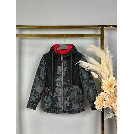 Фотография Куртка детская демисезонная на мальчика B33 black р.122-146 "Delfinka" недорого оптом от прямого поставщика