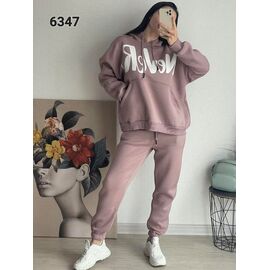 Фотография Костюм спортивный женский 6347 beige р.46-52 "FSN" недорого оптом от прямого поставщика