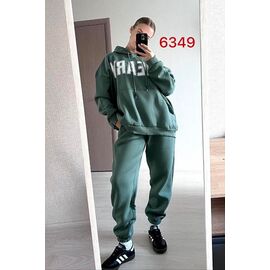 Костюм спортивний жіночий 6349 green р.46-52 "FSN" недорого оптом від прямого постачальника