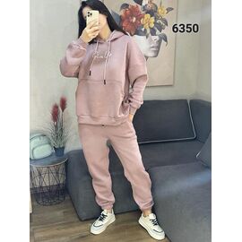 Костюм спортивний жіночий 6350 beige р.46-52 "FSN" недорого оптом від прямого постачальника